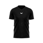 Marble Dri-Fit Padel T-Shirt - Black